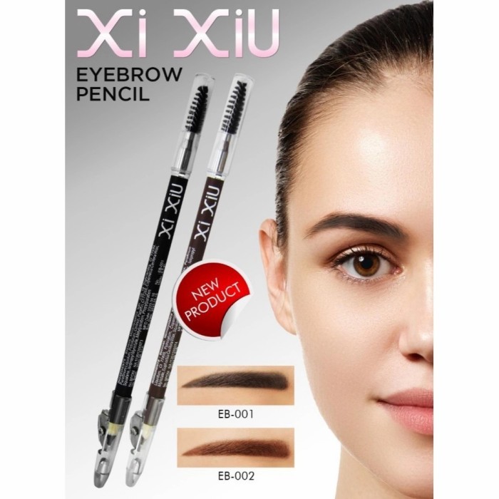 Xi Xiu Eyebrow Pencil / Merah Jingga Official - Gambar 2