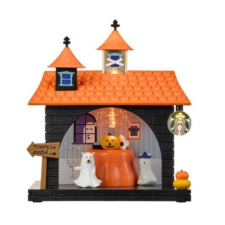 2022 Korean Starbucks Starbucks Korea Halloween village LED orgel Music