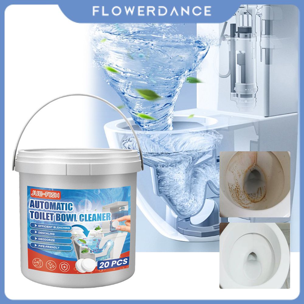 Juefish Toilet Effervescent Tablets Clean, Decontaminate, Remove Scale