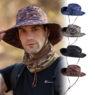 Notbelazy] Men Fishing Visor Hat UV Protection Face Neck Outdoor Hiking  Cover Wide Brim Cap [SG]