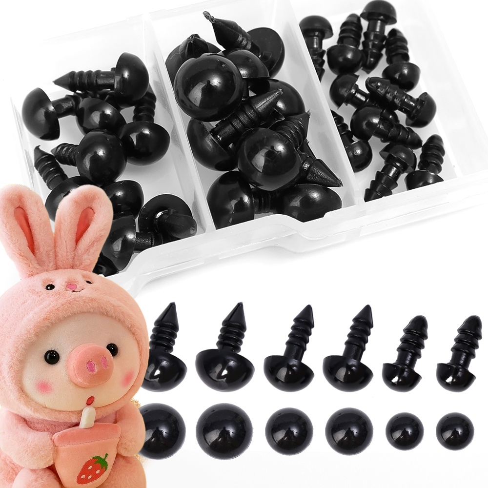 [New]Reusable Plastic Button Crafts Safety Eyes/ Soft Toy Stuffed ...