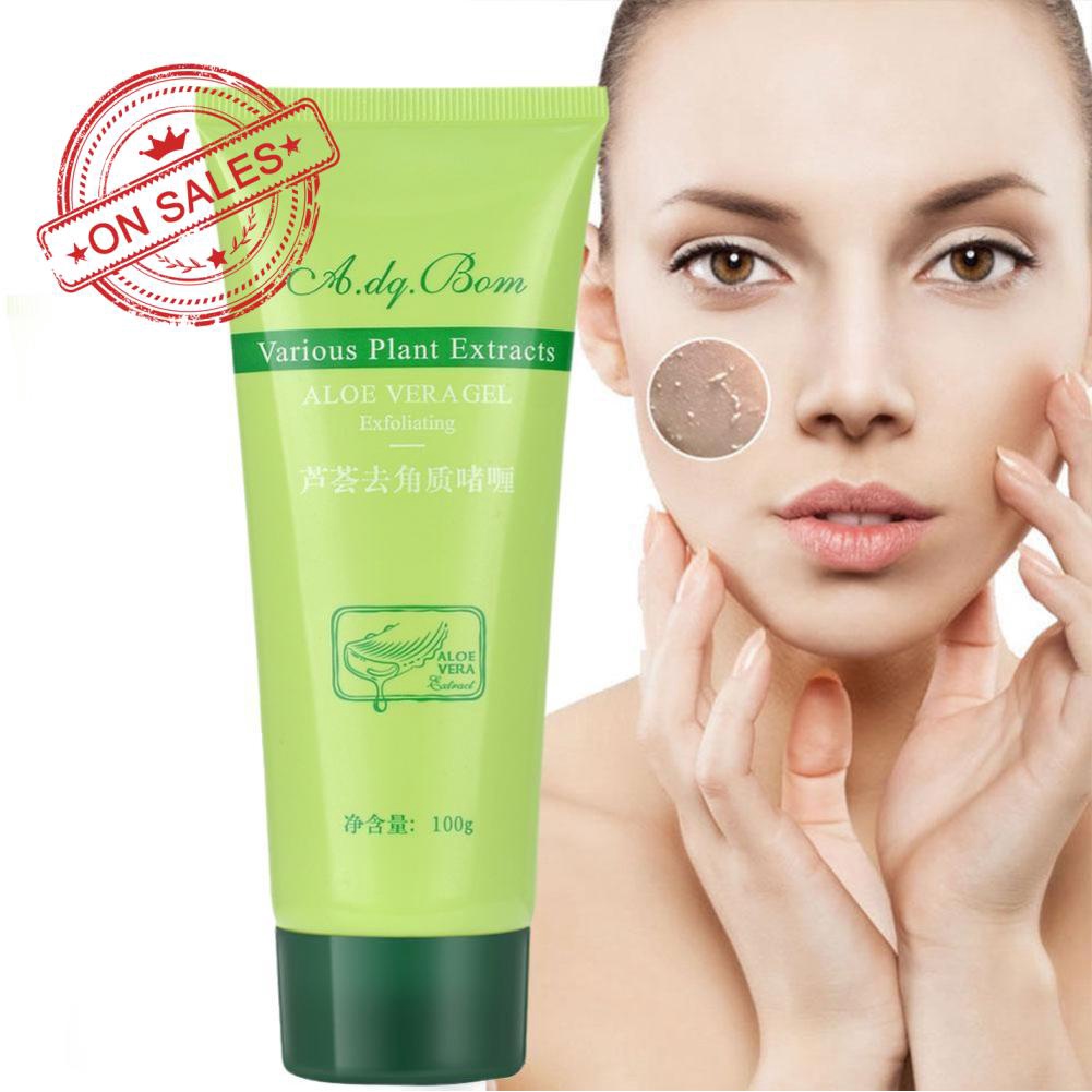 100g Aloe Vera Exfoliating Gel Deep Cleansing Gentle F8X0 Shopee