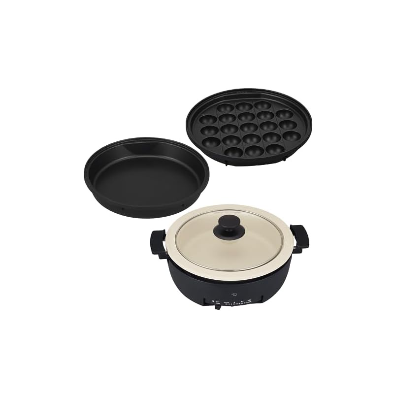 Zojirushi Grill Pot Ajimaru 3Piece Compact Earthenware Style Pot