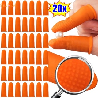 3PCS Rubber Finger Protectors Covers Caps Silicone Finger Tip