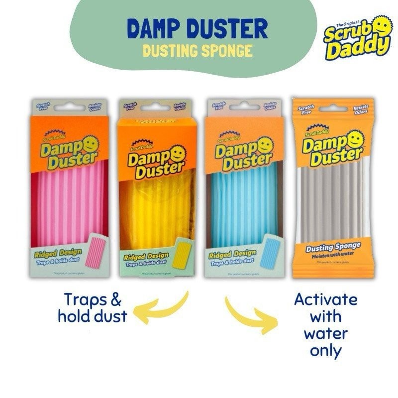 【SG local send】Damp Duster Magical Dust Cleaning Sponge HTUN | Shopee ...