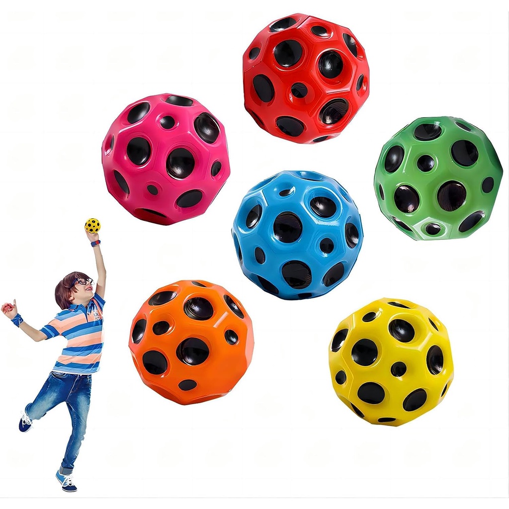 Space Balls Extreme High Bouncing Ball & Pop Sounds Meteor Space Ball, Pop  Bouncing Spaceball Rubber Bounce Ball Sensory Ball