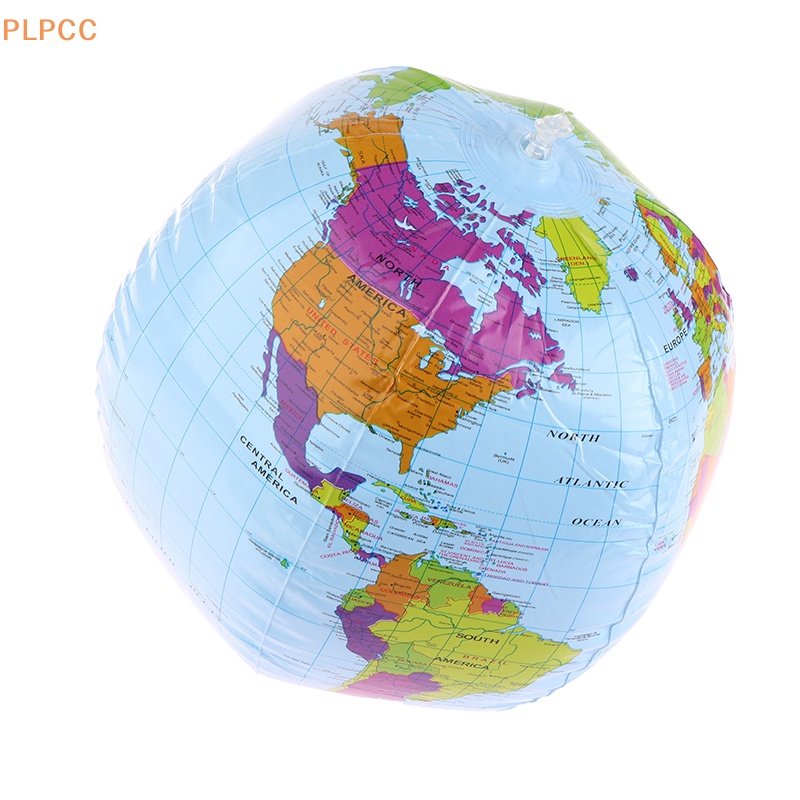 New Kid Learning Geography Toy Home Globe 30CM Inflatable Blow Up World