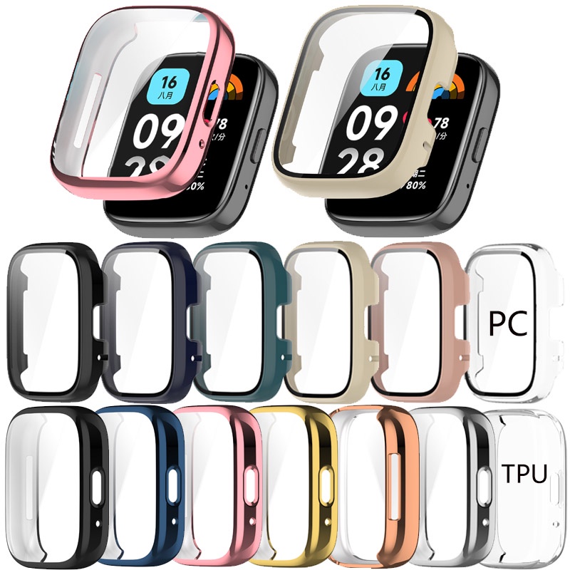 Tempered Glass Screen Protector Case Cover For Redmi Watch 3 Active/Watch 3  Lite 