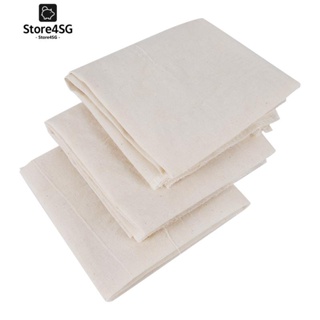 Muslin Cloths for Cooking, Pack of 5 (50X50CM), Unbleached, Cotton Reusable  and Washable Cheese Cloths for Straining