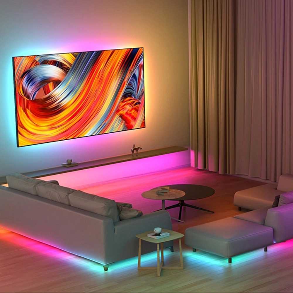 Rgb Led Strip Backlight TV Kitchen IP67 with USB Controller - 2835 ...
