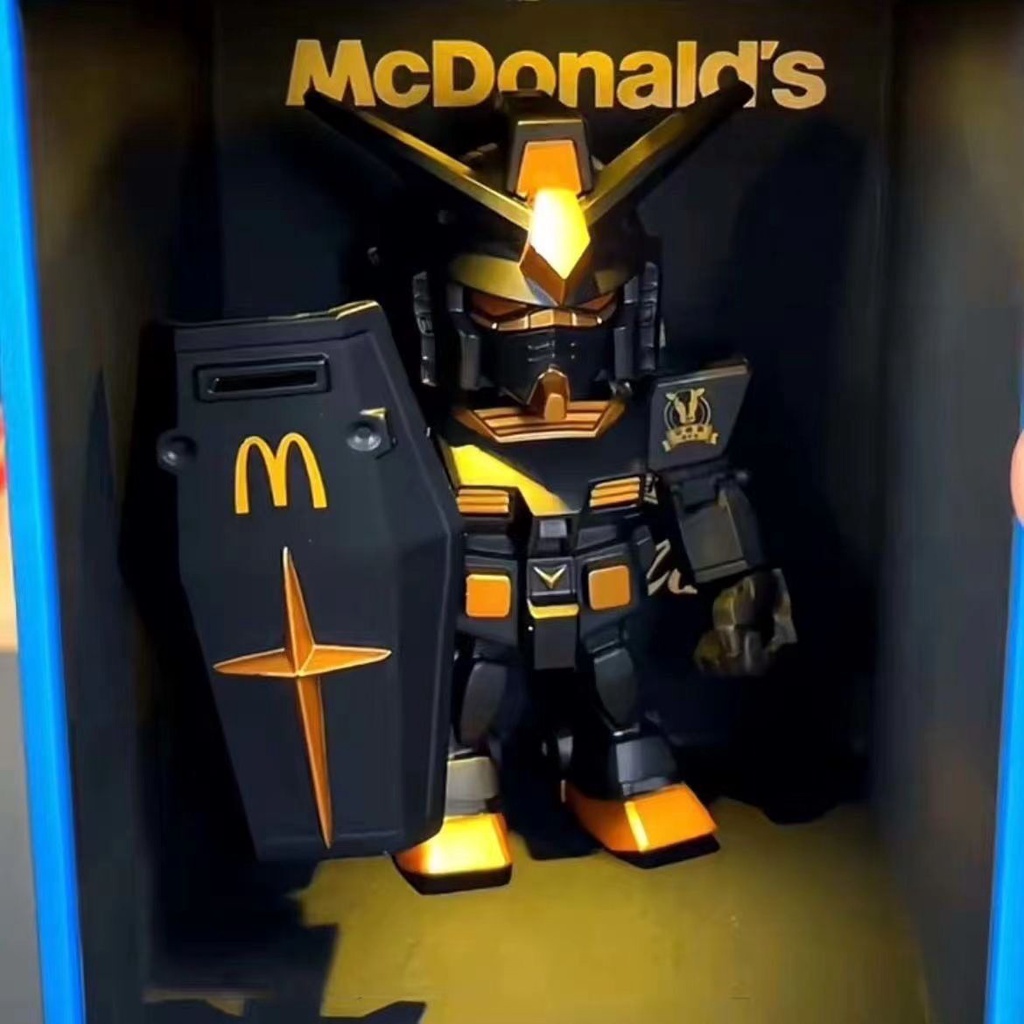 Mcdonald Gundam Model Mini Anime Qmsv Rx-78-2 Kits Ver Angus