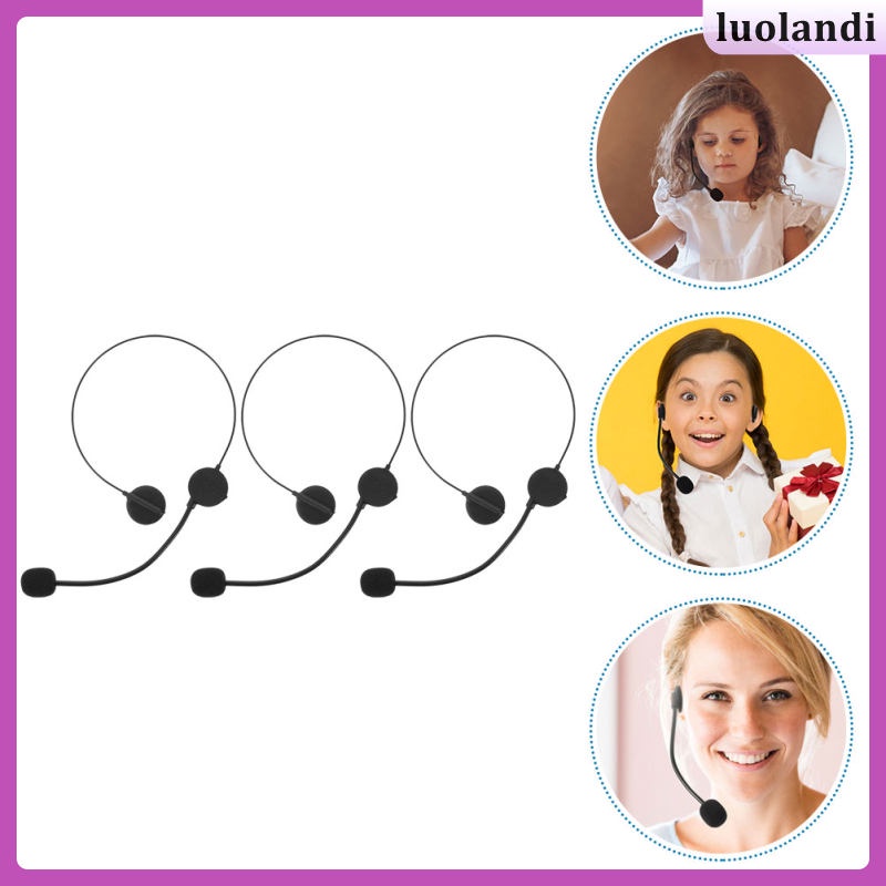 Singer Microphone Costume Cosplay Headset Fake Headphone Props