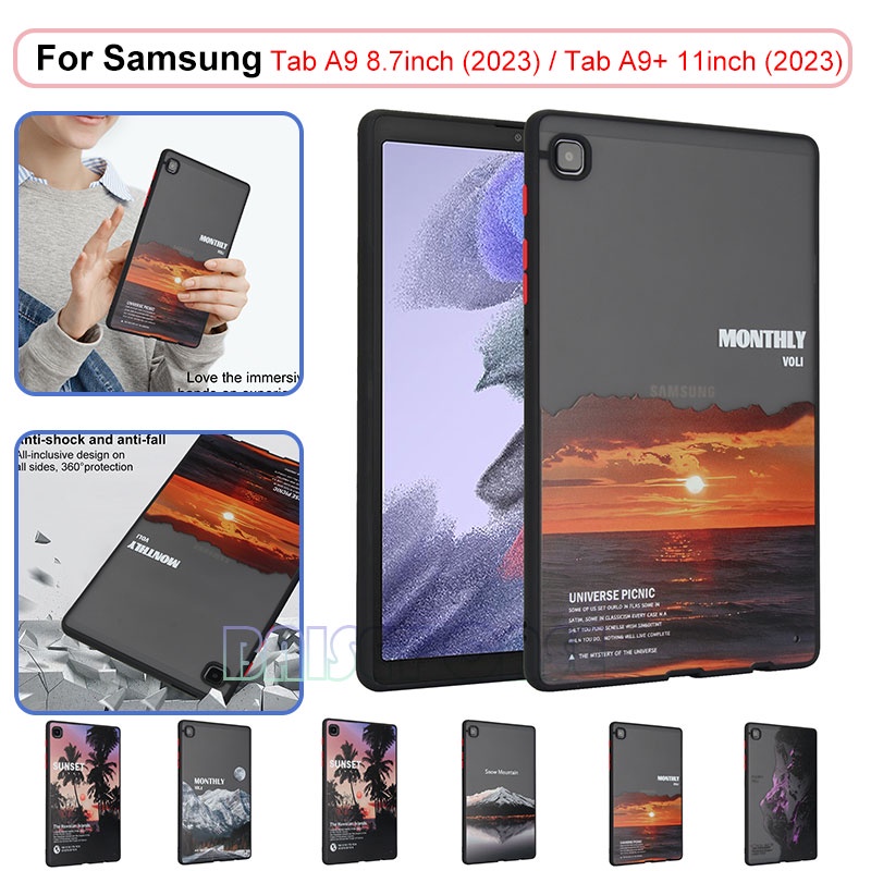 For Samsung Tab A9 X110 X115 A9+ A9 Plus X210 X216 TPU+PC Skin-like ...