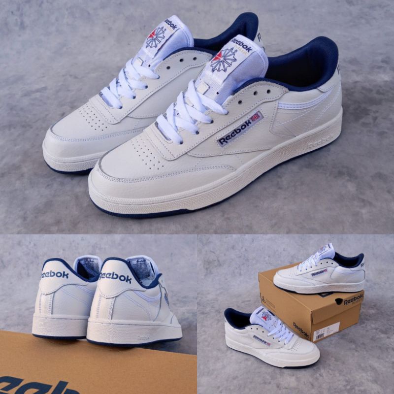 Reebok classic club hot sale c 85 navy