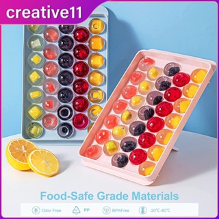 Ice Cube Tray, Round Ice Ball Maker for Freezer 