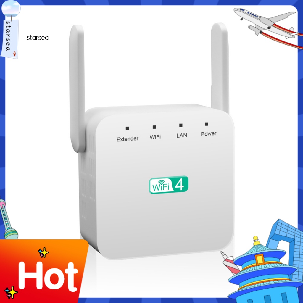 SRA ZK Wifi Extender Booster Onekey Connection Repeater Powerful Dual