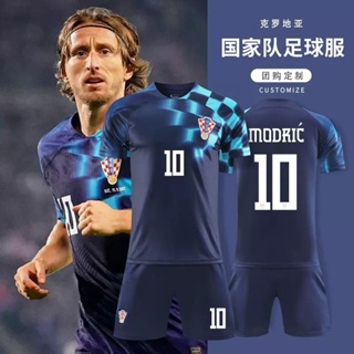 Buy 2022-2023 Croatia Pre-Match Training Shirt (Kids) (Modric 10)