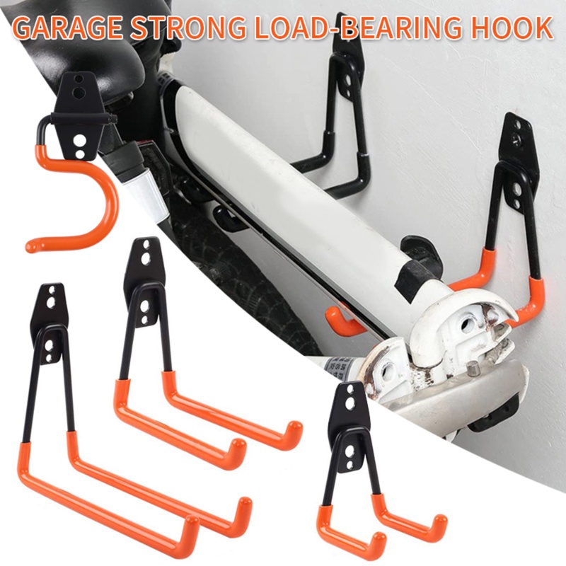 Heavy Duty Metal Hook Garage Organizer Wall Mount Bicycle Hanger Hooks