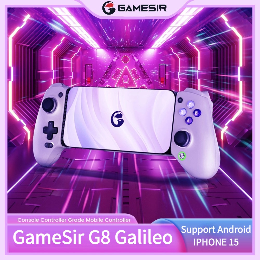 GameSir G8 Galileo Type C Gamepad Mobile Phone Controller with Hall Effect  Stick for iPhone 15 Android PS Remote Play Cloud Game