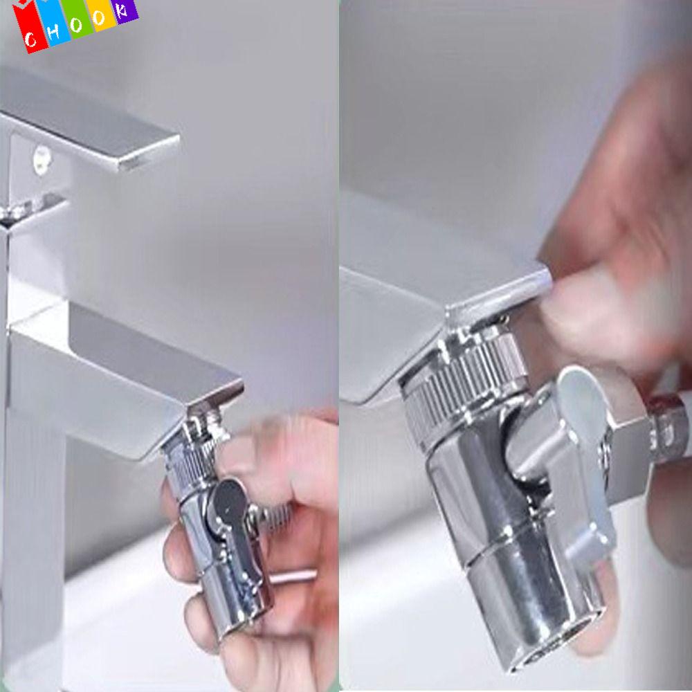 CHAAKIG Faucet Adapter for Portable Washer, Silver Chromeplated