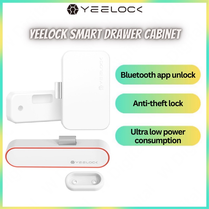 YEELOCK Smart Drawer Lock APP Control Bluetooth Keyless Anti