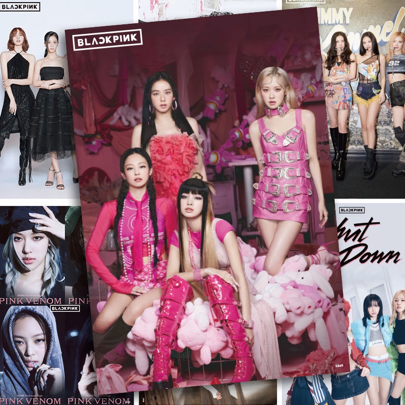 Blackpink Return Poster pink venom New Album Merchandise Lisa Park Chae ...