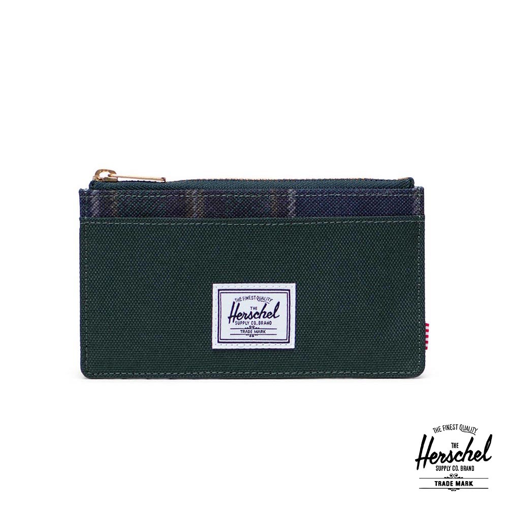 Herschel Oscar Large Cardholder Darkest Spruce Winter Plaid Shopee