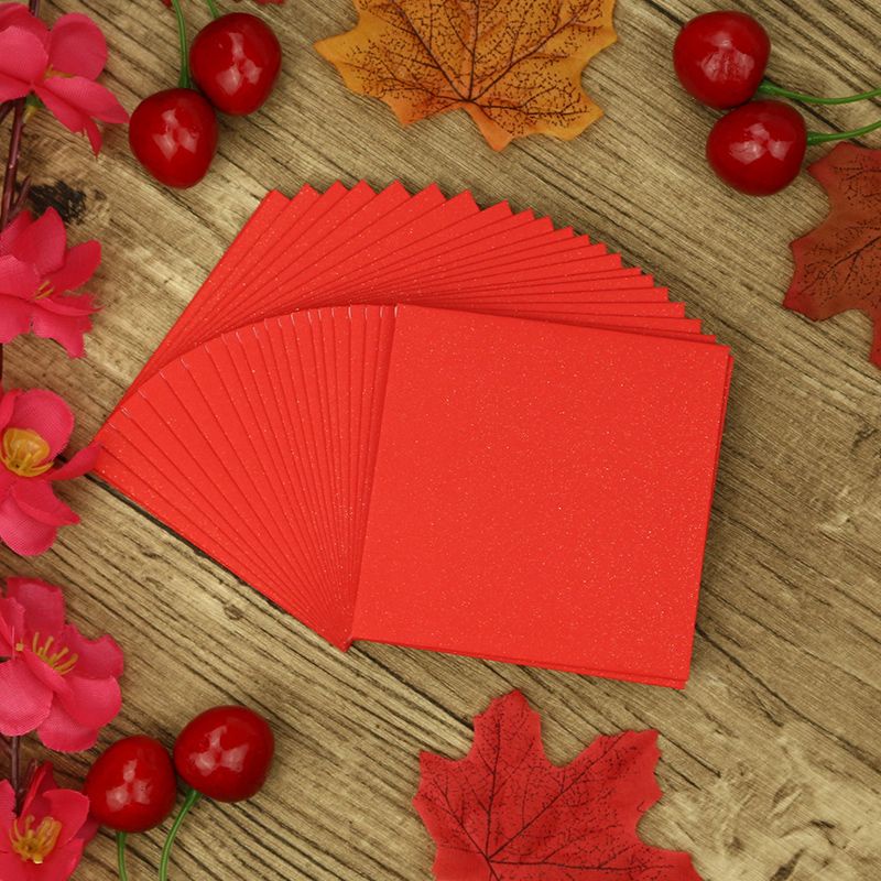 Solid Color Blank Red Packet Envelope No Words Li Shi Feng New Year Red ...