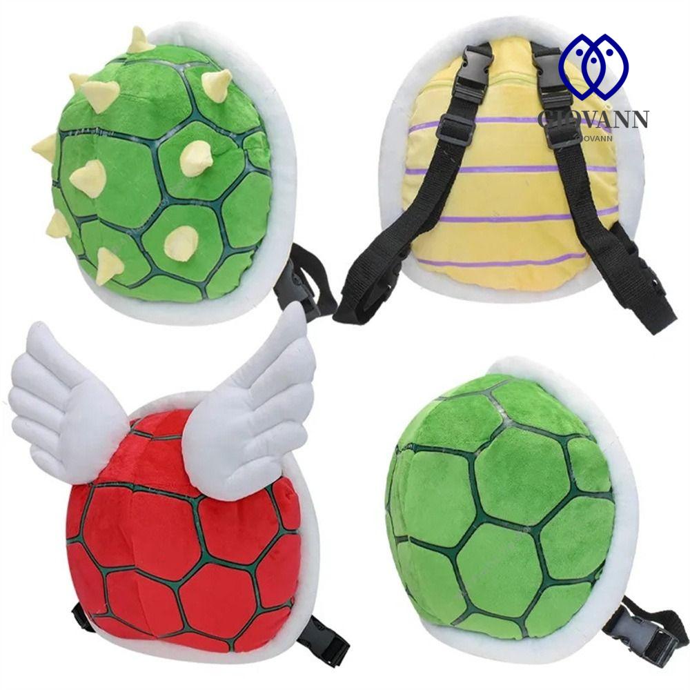 GIOVANNI Plush Backpack, Turtle Shell Super Koopa Turtle School Bag ...