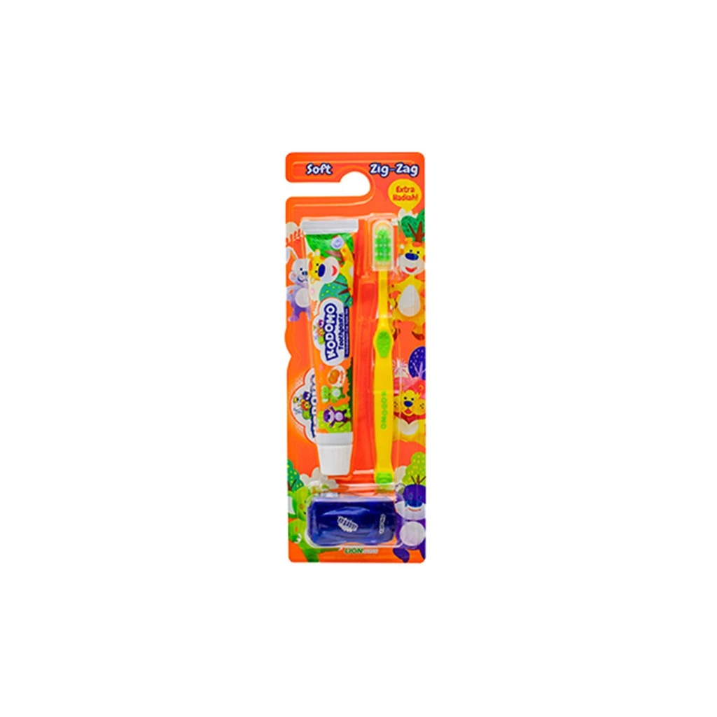 Kodomo Sikat Gigi Zigzag 2 In 1 x6 - Gambar 3