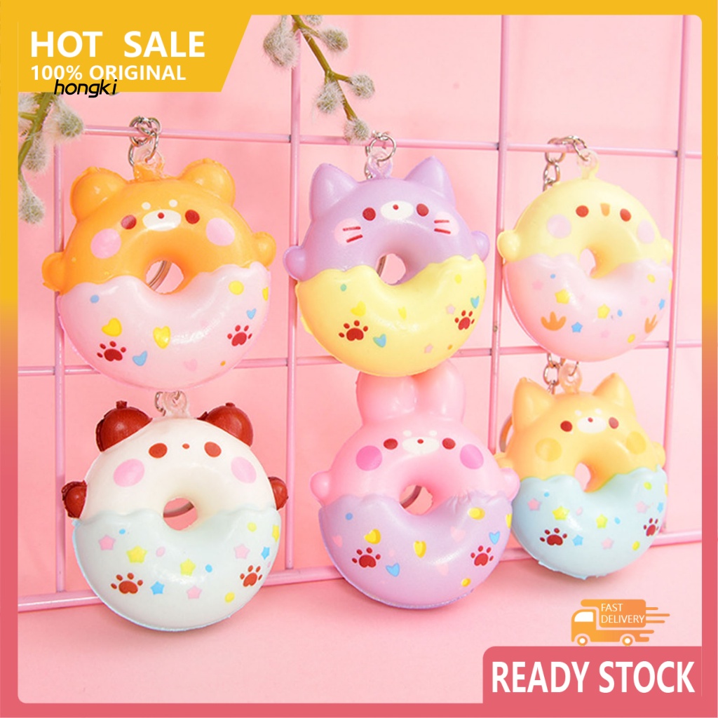 Cute squishy sale keychains