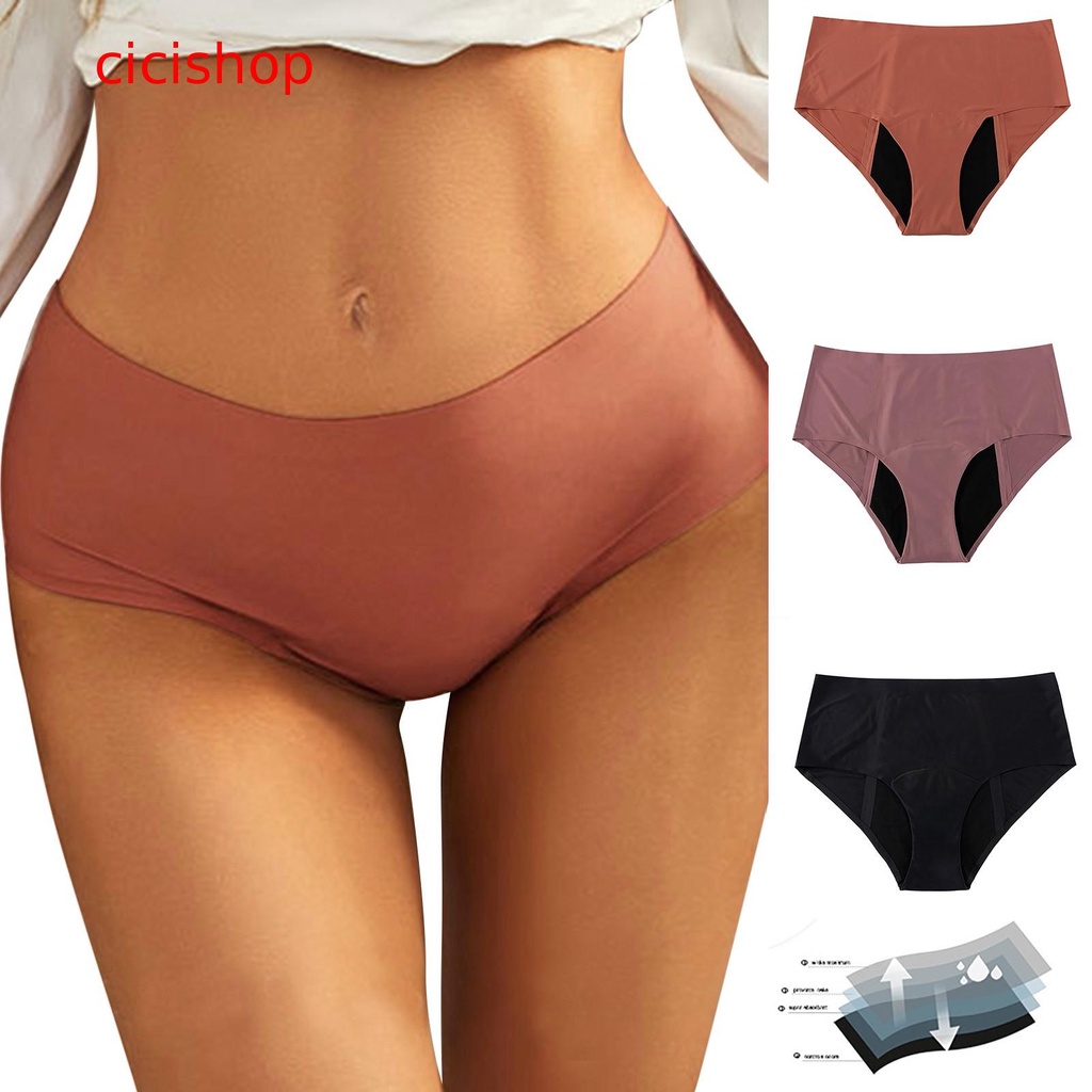 【Cici】 Women's Black High Waisted Bikini Bottoms Retro Basic Full