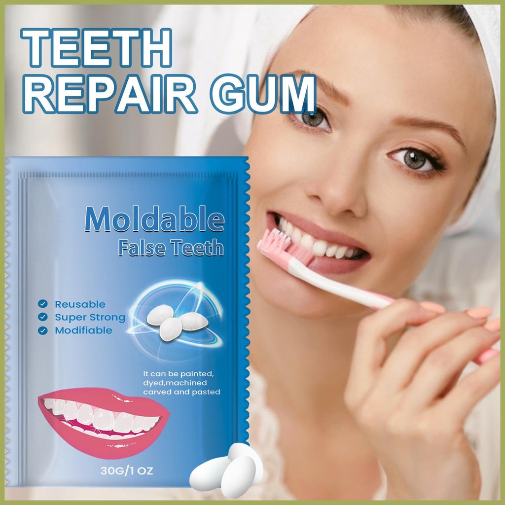 Tooth Gaps Filler 30g Tooth Solid Gel Thermal Fitting Beads Moldable
