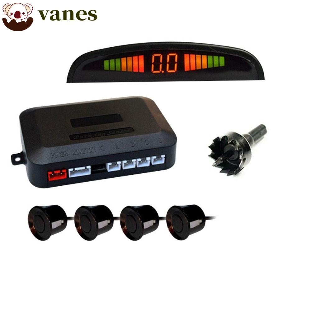 VANES Car Reverse Radar, Backlight Universal Car Parking Sensor Kit ...