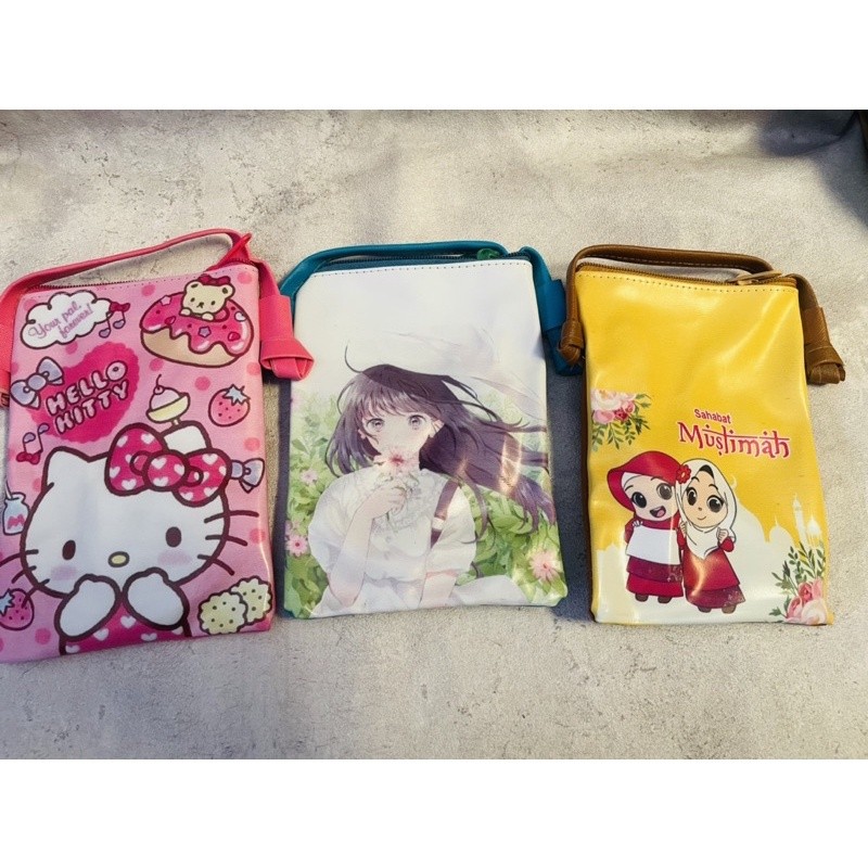 Tas Selempang Anak Karakter 15x10cm - Gambar 2