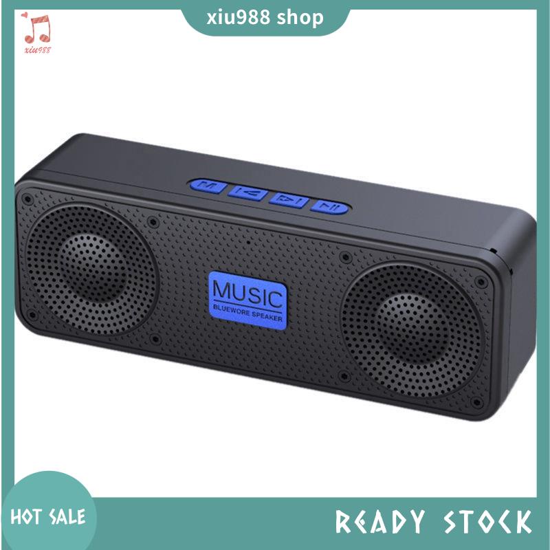 Portable FM Radio Wireless Bluetooth 5.0 TWS Speaker Mini MP3 Music ...