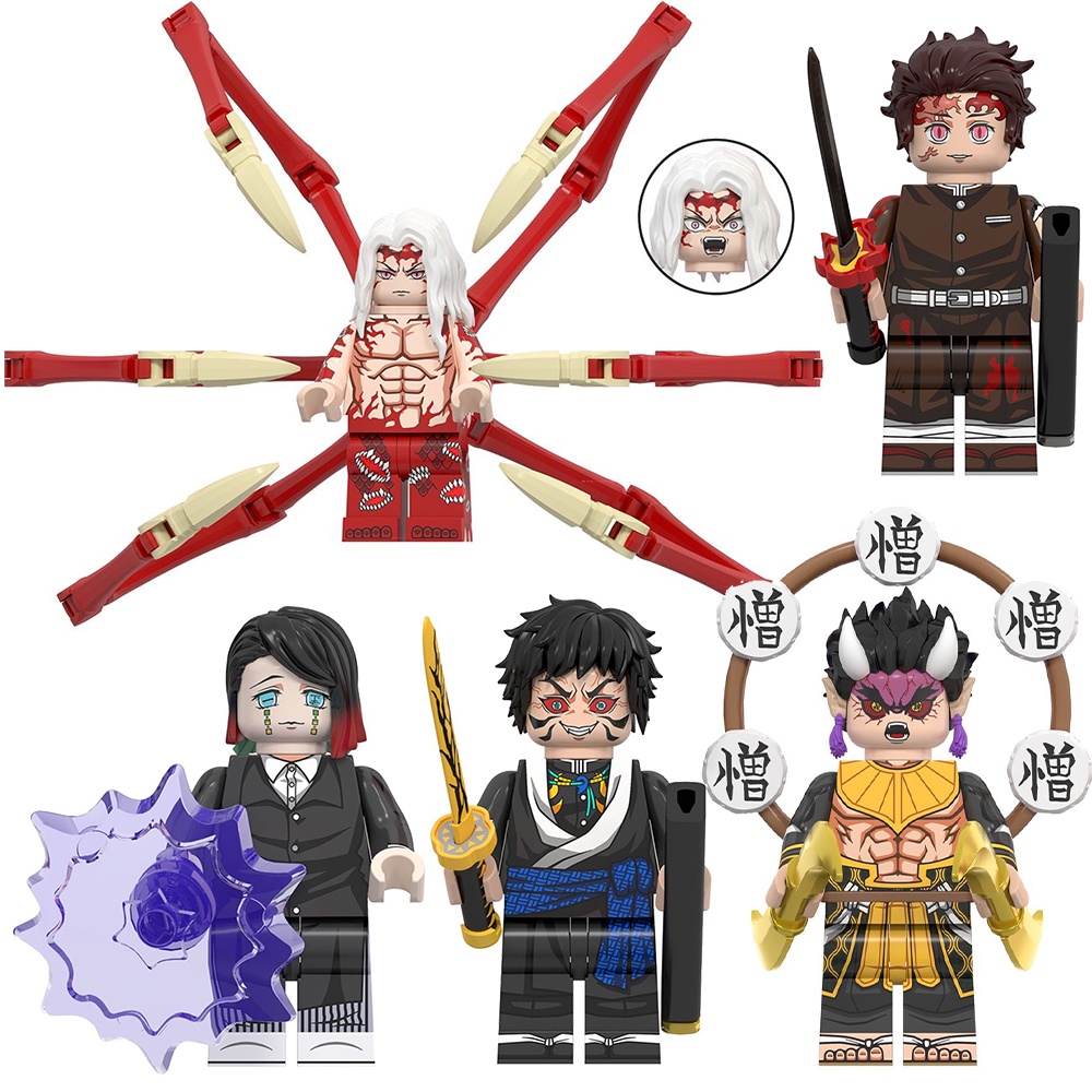 Demon Slayer Compatible Lego Building Blocks hantengu Kibutsuji Muzan ...