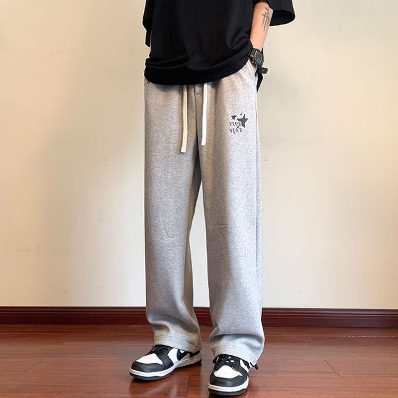 M 5XL Street Fashion Men s Straight Cut Sweatpants Korean Style