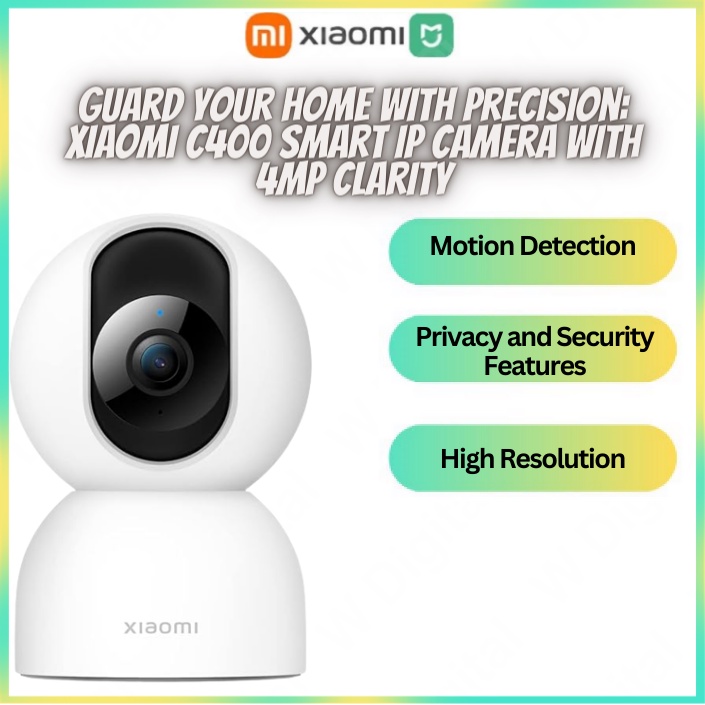 Xiaomi Home Security Camera C400 2.5K 360° Panoramic 2way Audio Mi