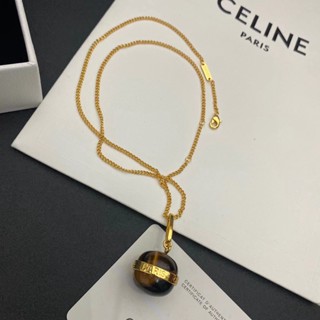 Celine necklace letter on sale price