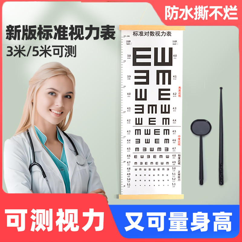 Medical Vision Chart International Standard Wall Chart Logarithmic