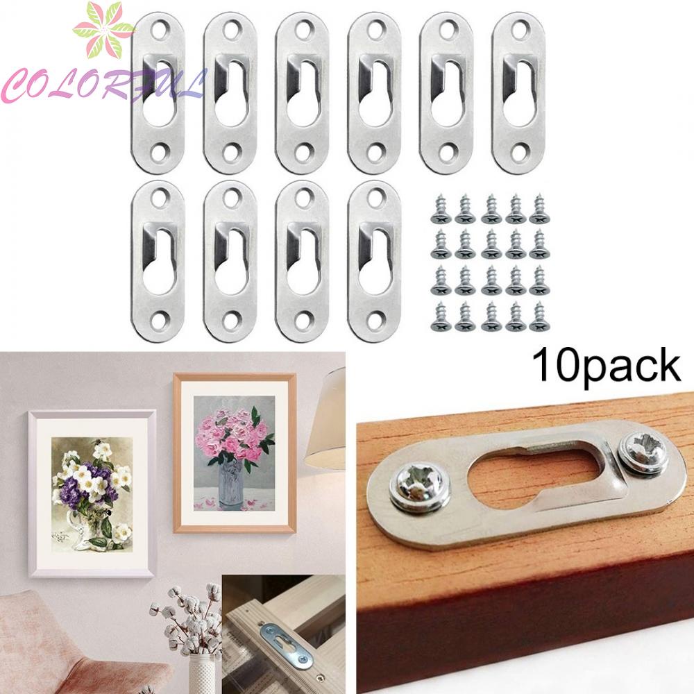 【COLORFUL】Professional Grade Keyhole Brackets for Secure Wall Mounting