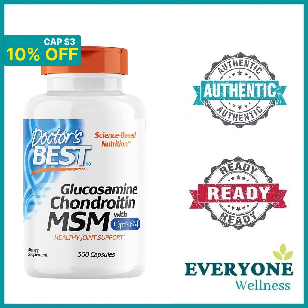 [Local Delivery] Doctor's Best Glucosamine Chondroitin Msm with OptiMSM