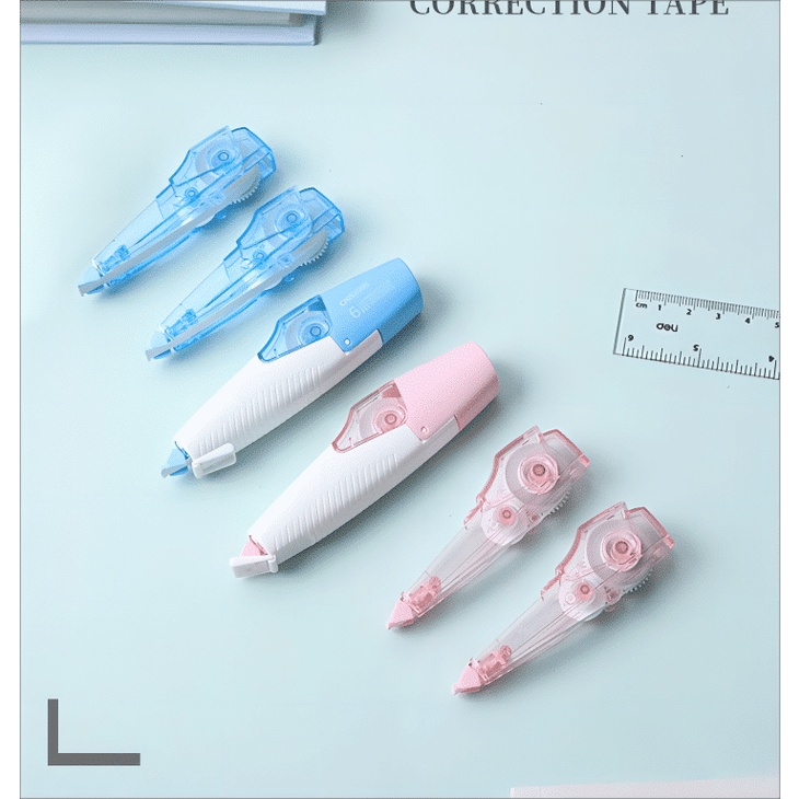 [SG Stock]Deli 71462 Correction Tape Set Replaceable Refills, 1+2 with