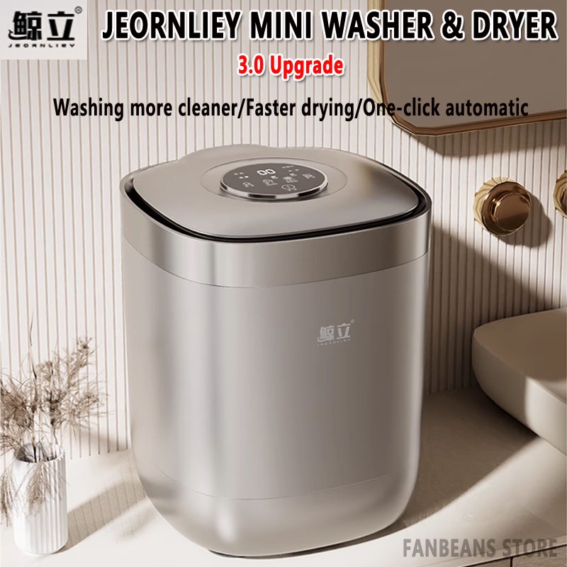 Mini Fully Automatic Underwear Washing Machine Protable Travel To Use