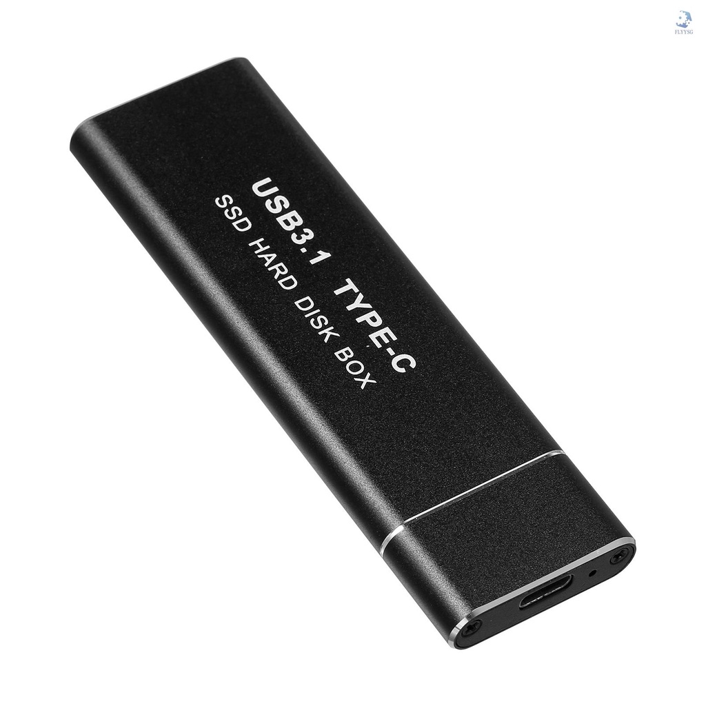 M.2 NVMe/SATA Dual Protocol Mobile Hard Disk Case USB3.1 TypeC External SSD Enclosure Aluminum