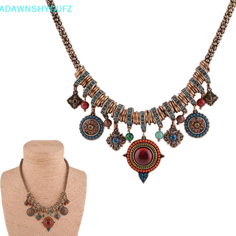 Adfz New Gypsy Ethnic Tribal Turkish Boho Chain Bid Necklace sel ...