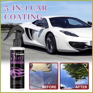 3/2x High Protection Car Coat Ceramic Coating Spray 3in1 Quick Hydrophobic  Wax