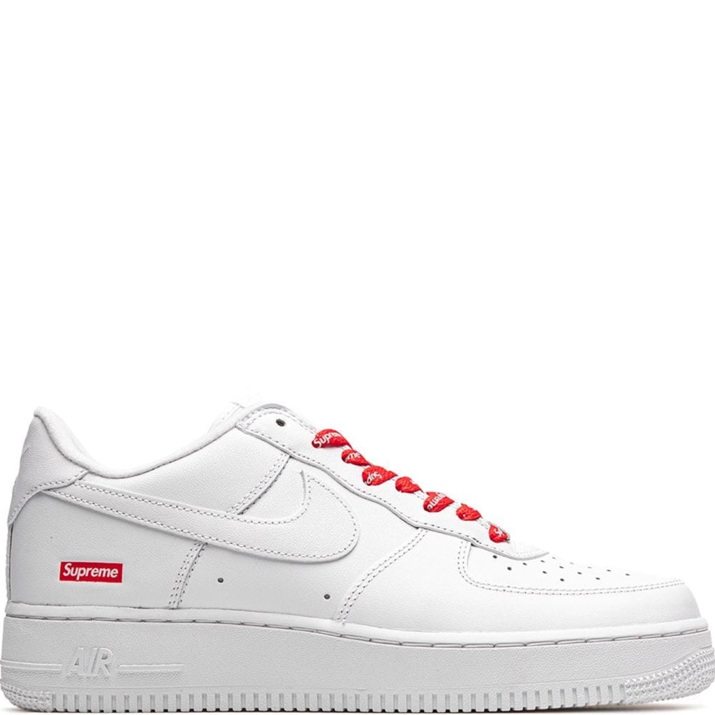 Supreme x nike air force 1 low discount white