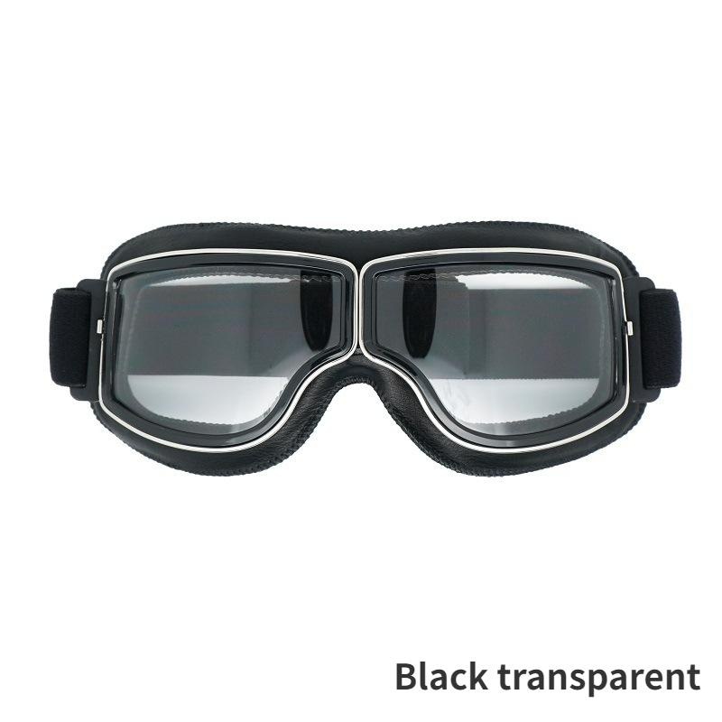 Motorcycle Glasses Windproof Motorcycle Helmet Glasses Sunglasses Retro Universal Folding Leather Goggles Motorcycle Accessories Shopee Singapore